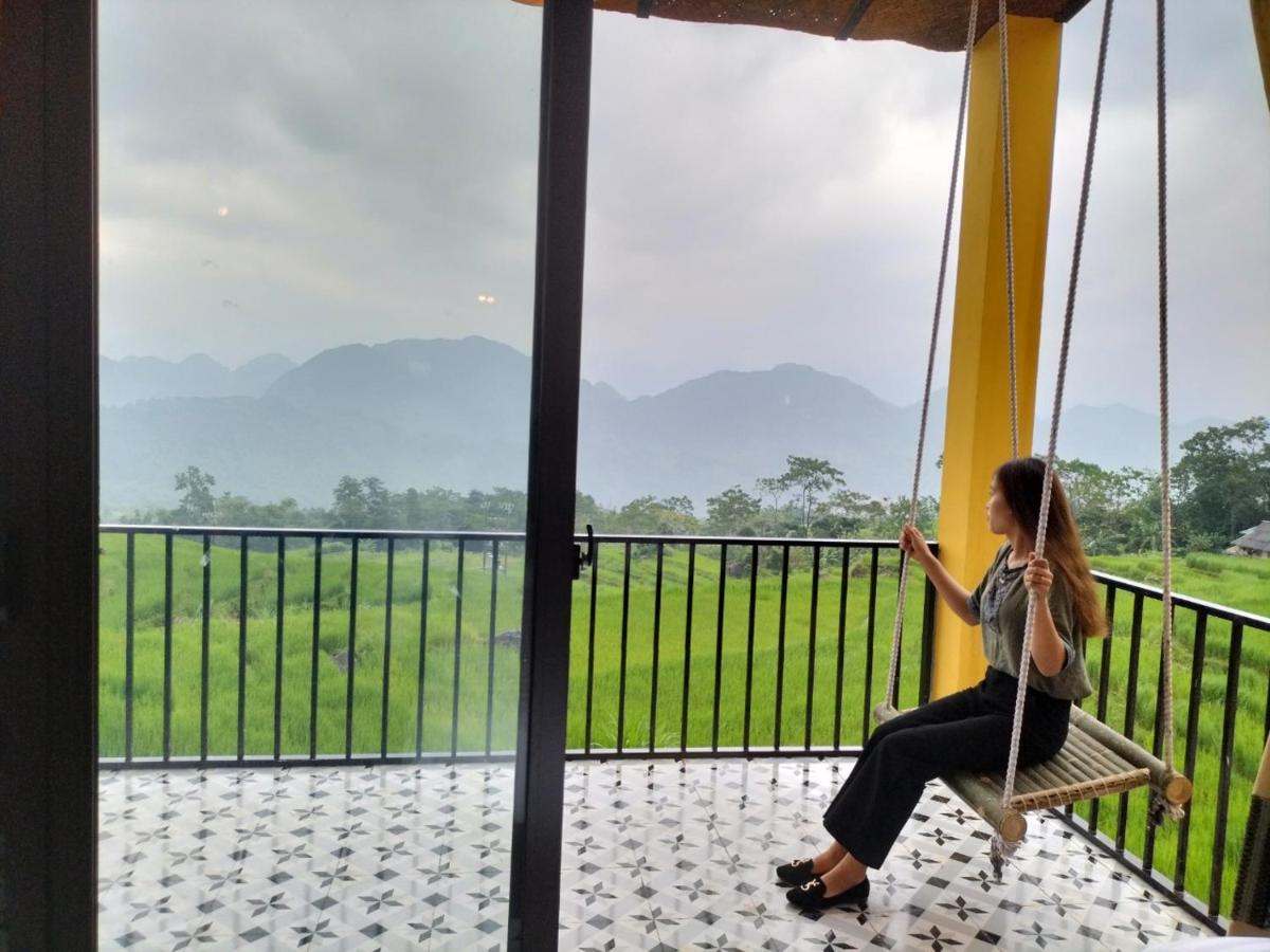 Pu Luong May Home & Cafe Lang Bang Kültér fotó