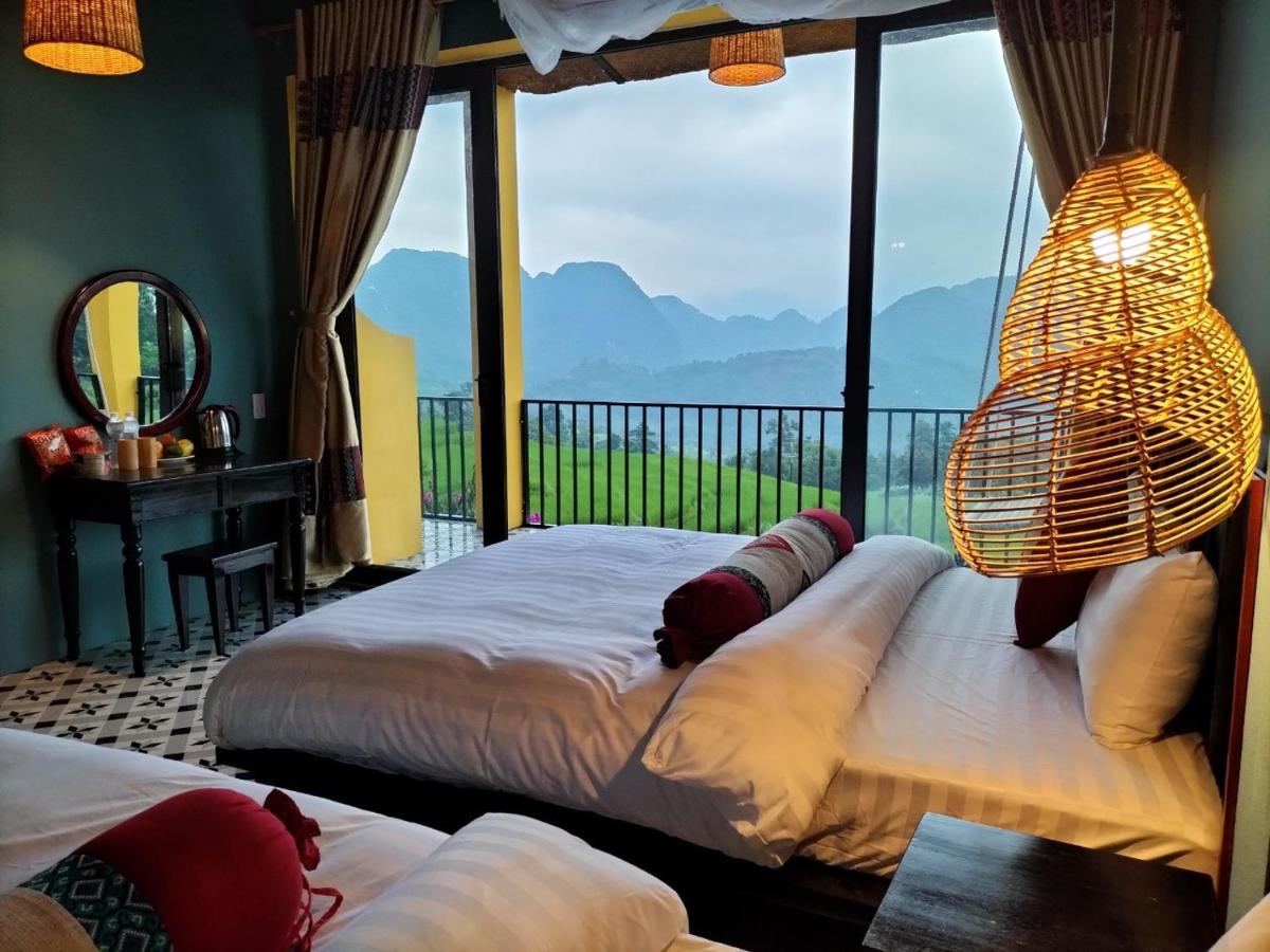 Pu Luong May Home & Cafe Lang Bang Kültér fotó