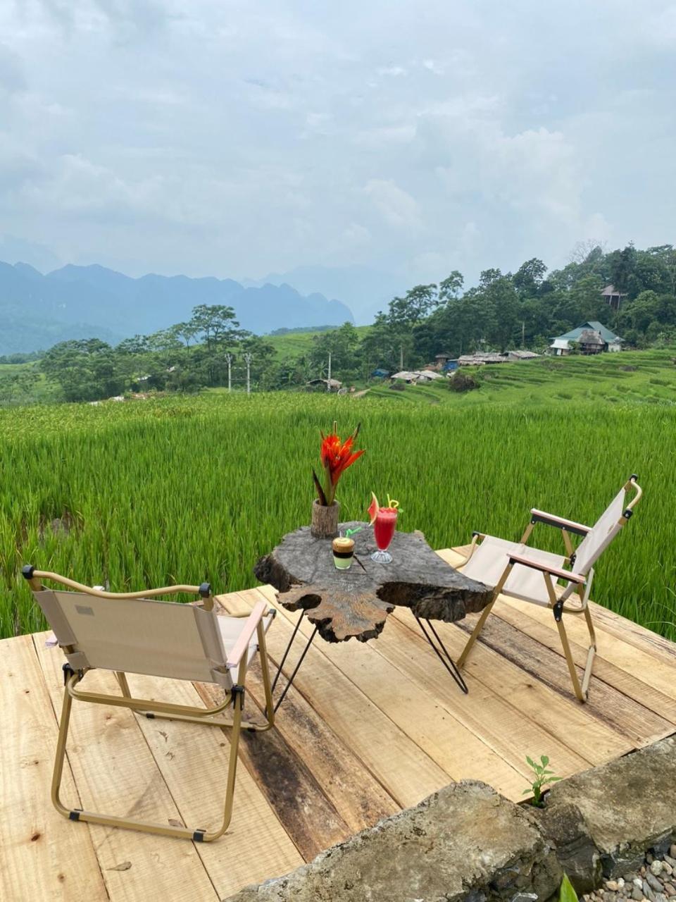 Pu Luong May Home & Cafe Lang Bang Kültér fotó