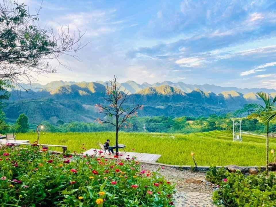 Pu Luong May Home & Cafe Lang Bang Kültér fotó